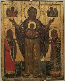 Icon of the Most Holy Theotokos "Of Mirozh" (Mirozhskaya).