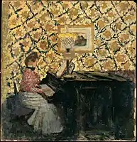 Misia at the Piano (c. 1898), Édouard Vuillard, Metropolitan Museum of Art