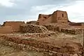 Pecos Pueblo in Pecos, New Mexico is one of a number of NRHP sites administered by the National Park Service.