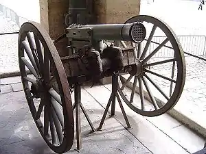 French canon à balles (machine gun)