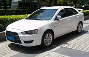 A Mitsubishi Lancer EX produced by Soueast