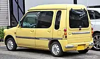 Mitsubishi Minica Toppo Town Bee rear view (Second generation Toppo)