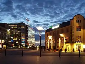 The square during the Midsummer.