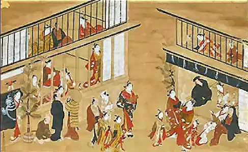 Miyagawa Isshō, untitled Ukiyo-e painting, Japanese