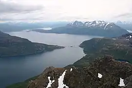 Fjord leading to Sjøvegan (innermost part of the fjord)