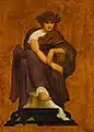 Mnemosyne, Mother of the Muses by Frederic Leighton (c. 1886)