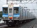 Hokuso 7000 series set during its last day of operation