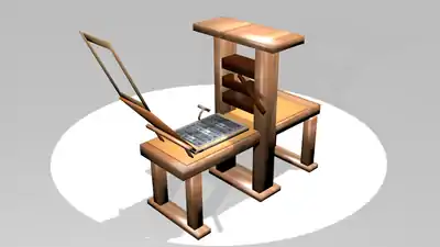 Model of the Common Press, used from 1650 to 1850