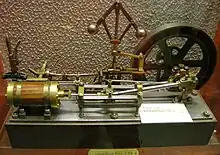 1880s model of waterworks pumping engine