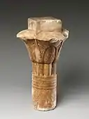 Model of a quatrefoil palmette capital; 400-30 BC; limestone; height: 23.9 cm (97⁄16 in.); Metropolitan Museum of Art