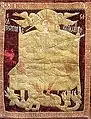 The khorugv of Stephen the Great. The original flag is in the collection of the National Museum of Romanian History.
