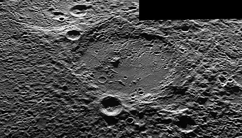 MESSENGER mosaic of Molière crater