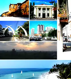 Montage of the city of Mombasa