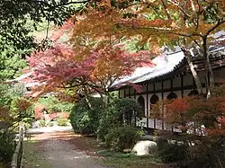 The garden at Daigo-ji (1598) is famous for its cherry blossoms.