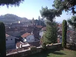 Moncrivello seen from the castle.