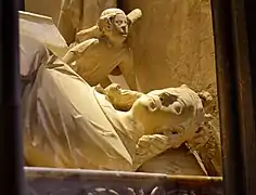 Tomb effigy of James in the royal monastery of Santes Creus