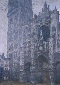Rouen Cathedral, Facade and the Tour d'Albane. Grey Weather, 1894, Musée des Beaux-Arts de Rouen