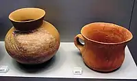 Monochrome bowls from Sesklo. Early Neolithic period (6500-5800 BC). Archaeological Museum Athens