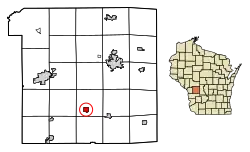 Location of Norwalk in Monroe County, Wisconsin.