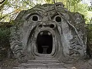 Orcus sculpture in Bomarzo
