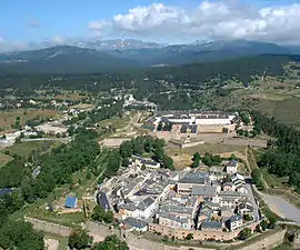 An aerial view of Mont-Louis
