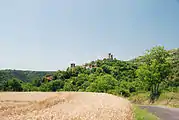 Montaigut-le-Blanc with the castle