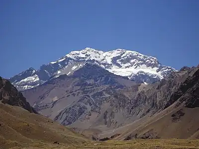 Mount Aconcagua in Argentina.