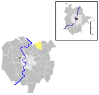 Position of the quartiere within the city