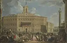 Montecitorio Panini by Giovanni Paolo Pannini, c. 1747