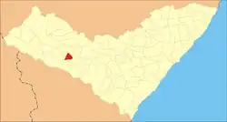 Location of Monteirópolis