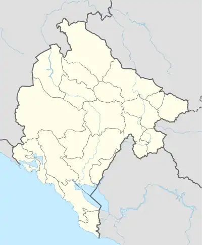 KK Ibar is located in Montenegro