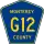 County Road G12 marker