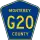 County Road G20 marker