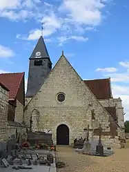 The church in Montiers