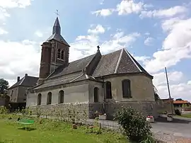 The church in Montrécourt