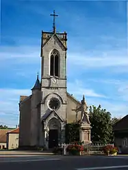 The church in Montrond-le-Château