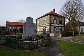 The monument to the dead of Pargny-les-Bois