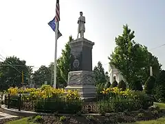 Centrally located Monument Square in the heart of Gray Village.