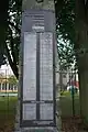 Monument to Polish border guards who fell 1945–1947 fighting with UPA in Sanok, Poland