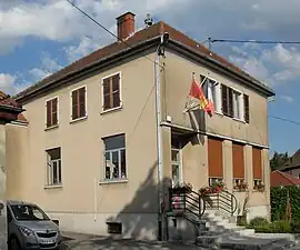 The town hall in Mooslargue