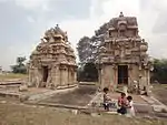 Muvar Koil With Surrounding Sub-Shrines Stone Enclosures etc.,