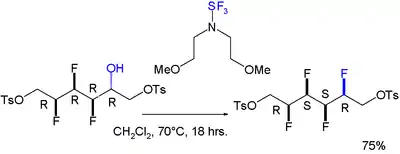 Synthesis of an All-syn Four Vicinal Fluorine Motif