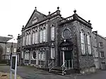 Moriah Calvinistic Methodist Chapel including forecourt wall and gates