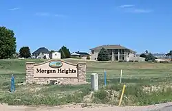 Morgan Heights entrance sign