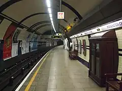 Northbound platform looking north