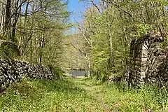 Inclined Plane 4 West, looking toward Waterloo Village