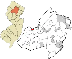 Location in Morris County and the state of New Jersey.