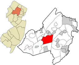 Location in Morris County and the state of New Jersey.