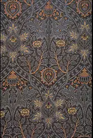 Ispahan woven woollen fabric, Morris, 1888