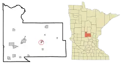 Location of Genola, Minnesota